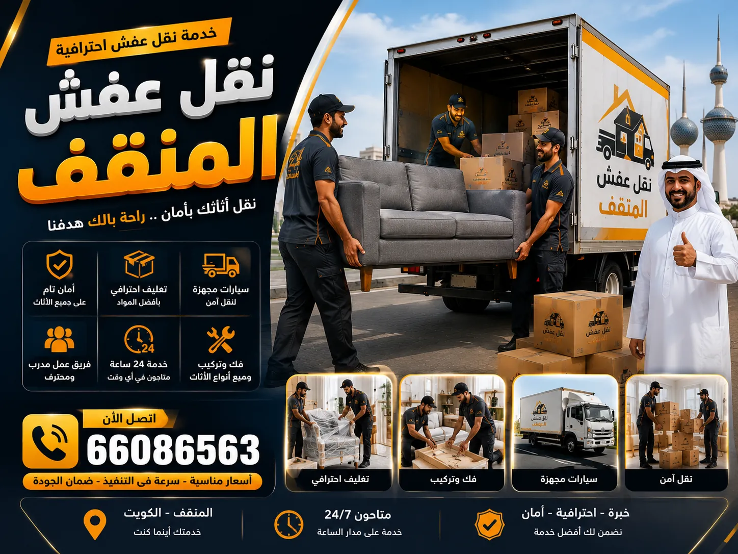 نقل عفش من والي المنقف 66086563
